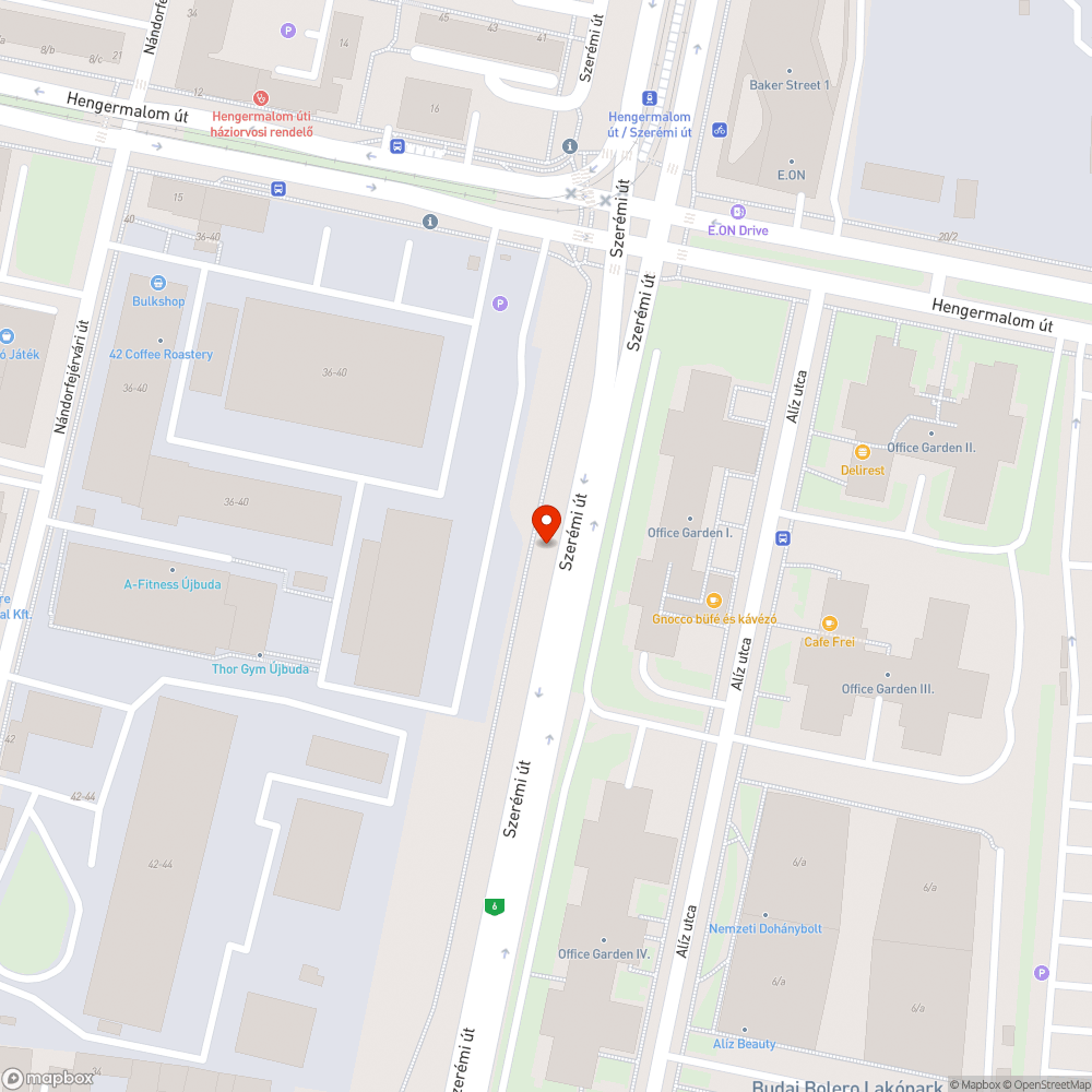 Szemét a bokorban bejelentés helye