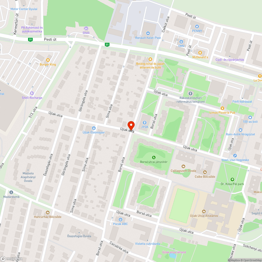 Ismételt bejelentés: befejezetlen járda bejelentés helye