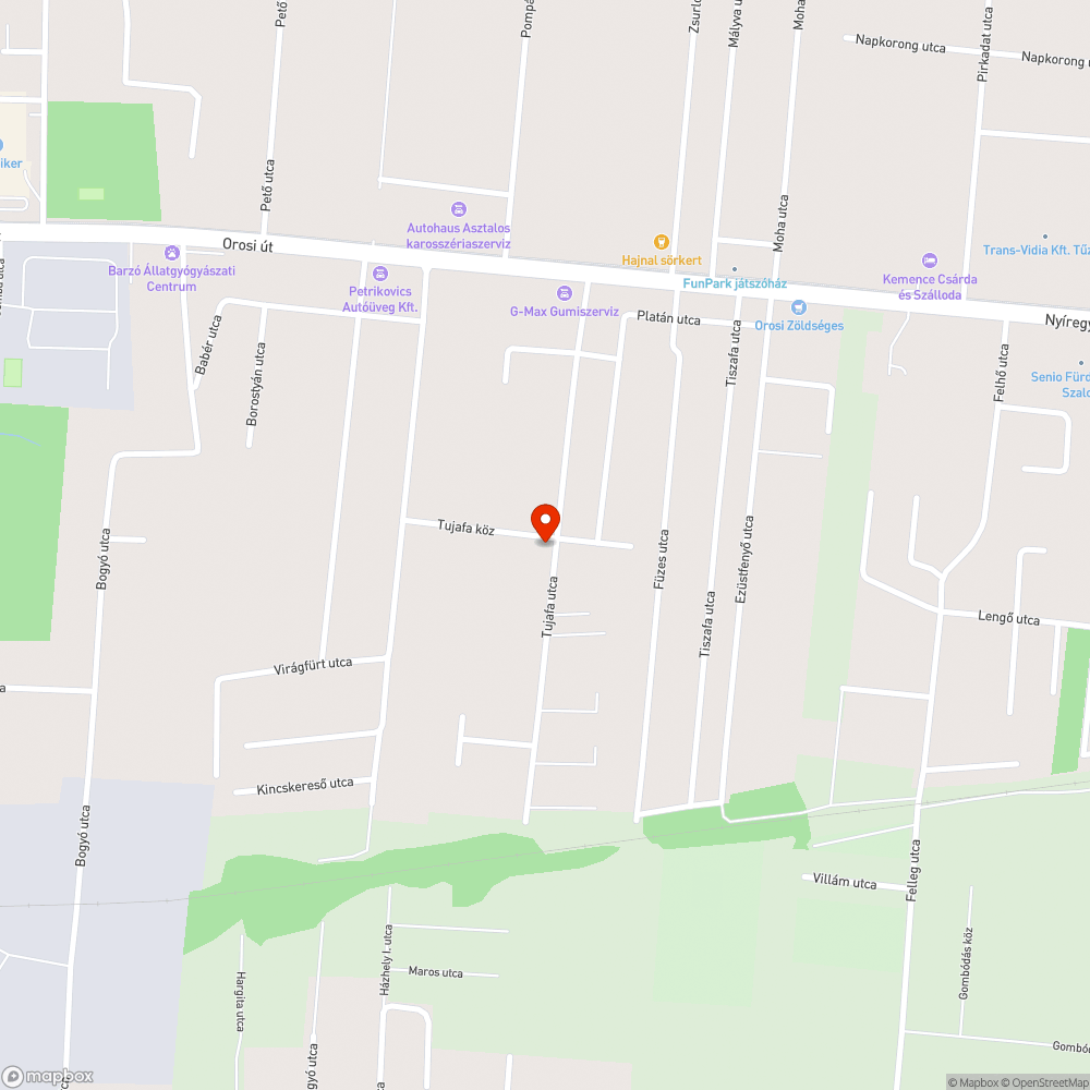 jelzőtábla kidőlése bejelentés helye