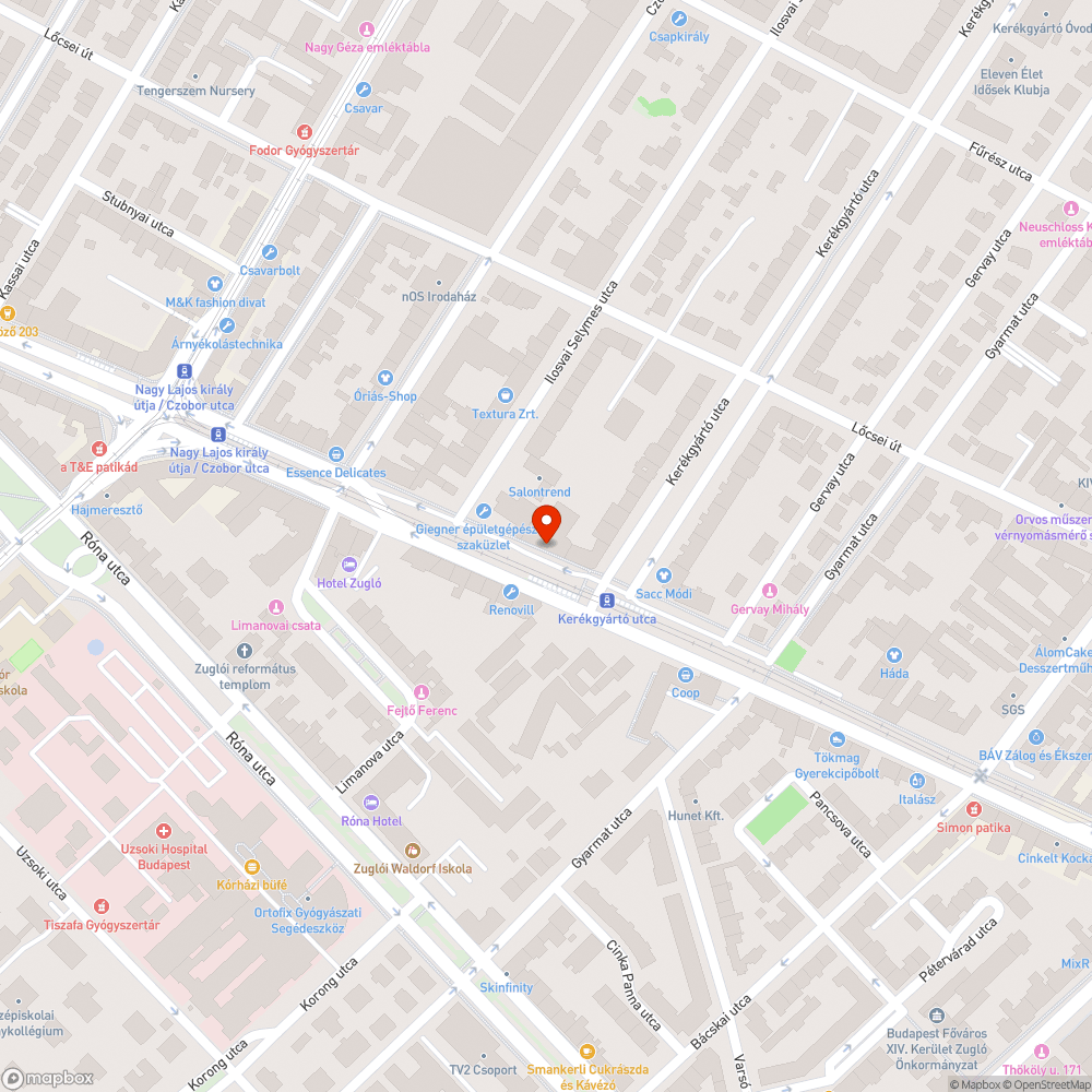 Elhagyott autó zuglói posta előtt bejelentés helye