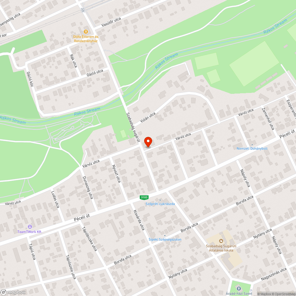 úthiba bejelentés helye