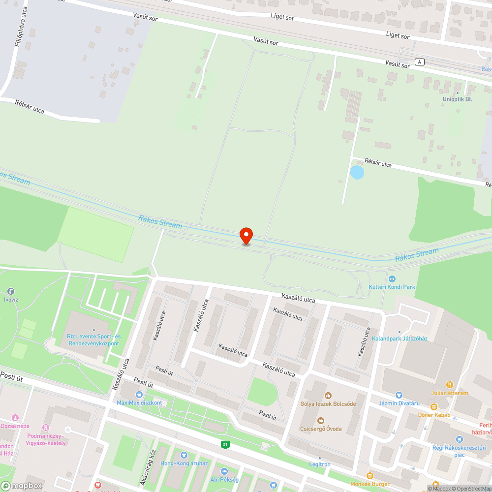 Hiányzó kuka bejelentés helye