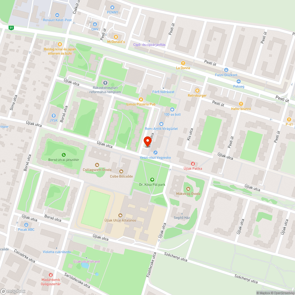 Ismételt bejelentés: útszél rongálás bejelentés helye