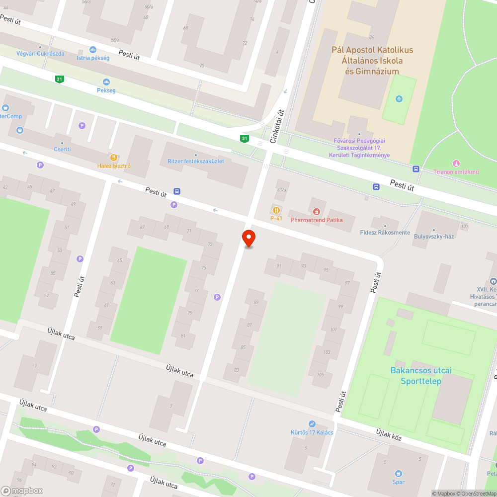 Már megint egyéb... egy kismacska tetem a parkolóban bejelentés helye