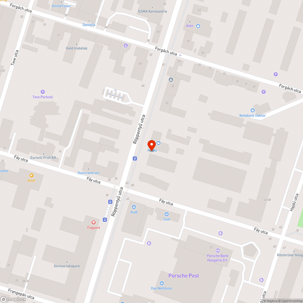 Kitáblázatlan oszlop a kerékpárúton bejelentés helye