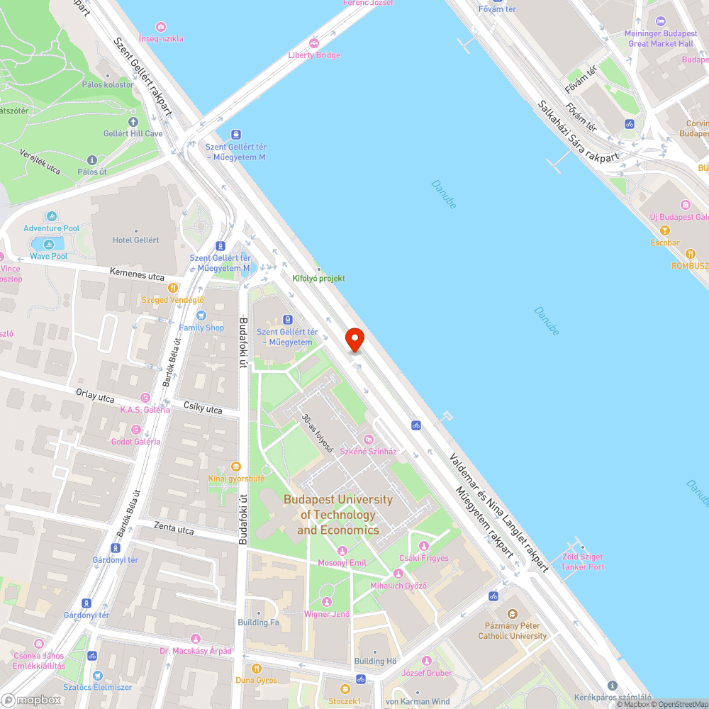 Karambolos autó a BME előtt bejelentés helye