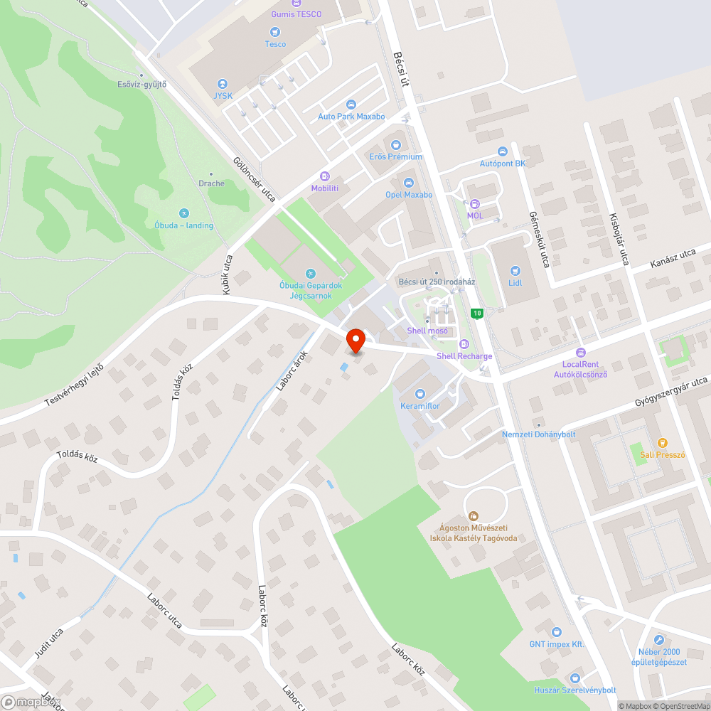 Eldugult vízlefolyó bejelentés helye