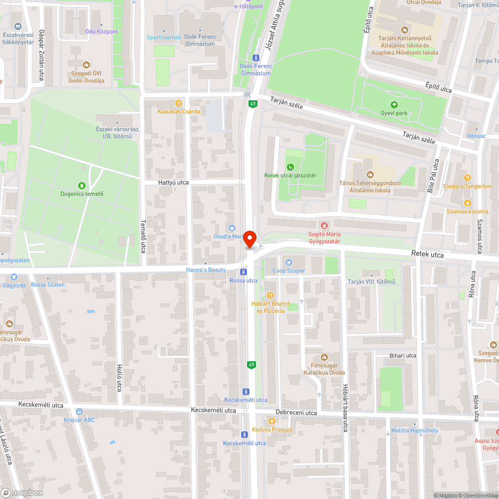 Virágzó balesetveszélyes kerékpárút bejelentés helye