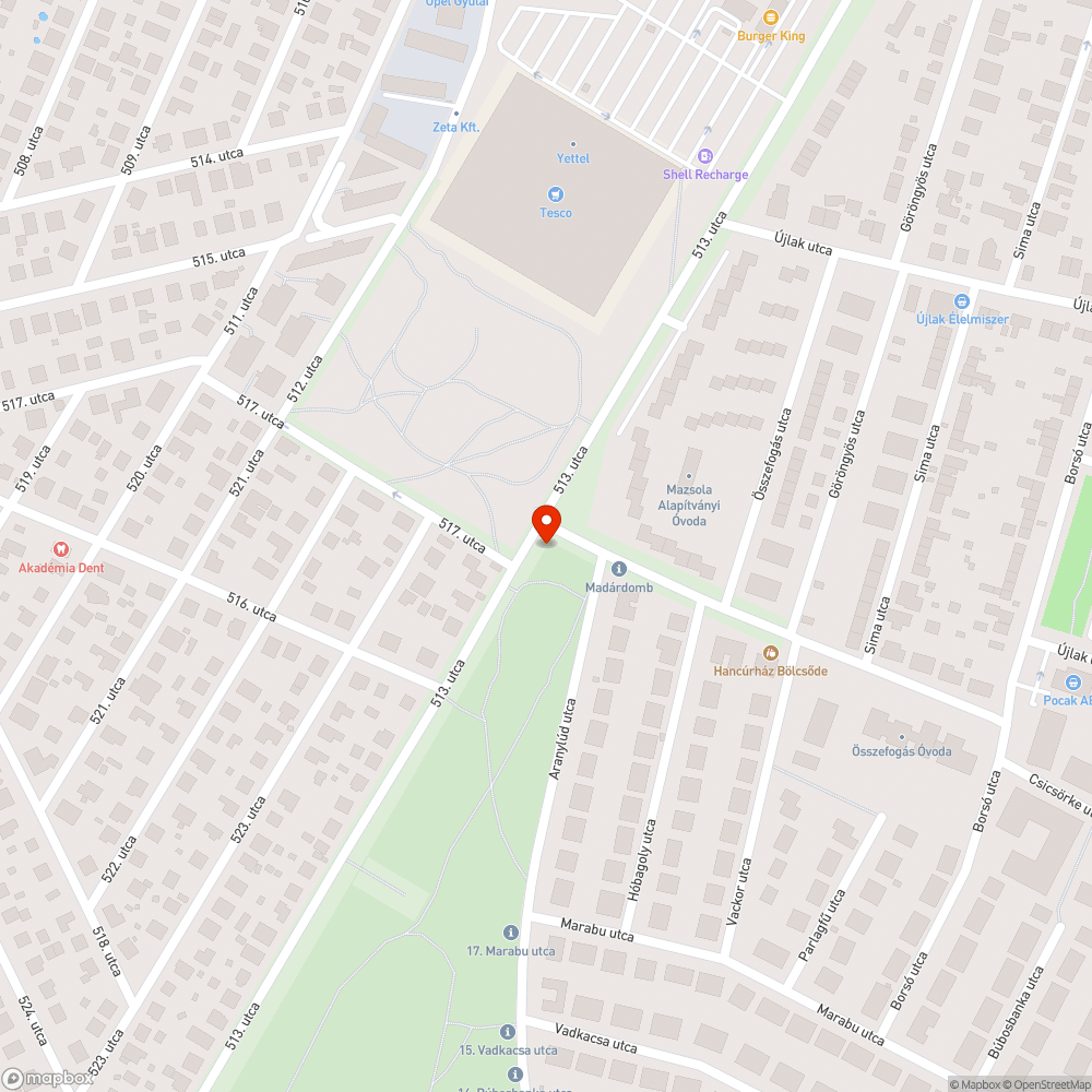 Szemét, szemét, szemét bejelentés helye