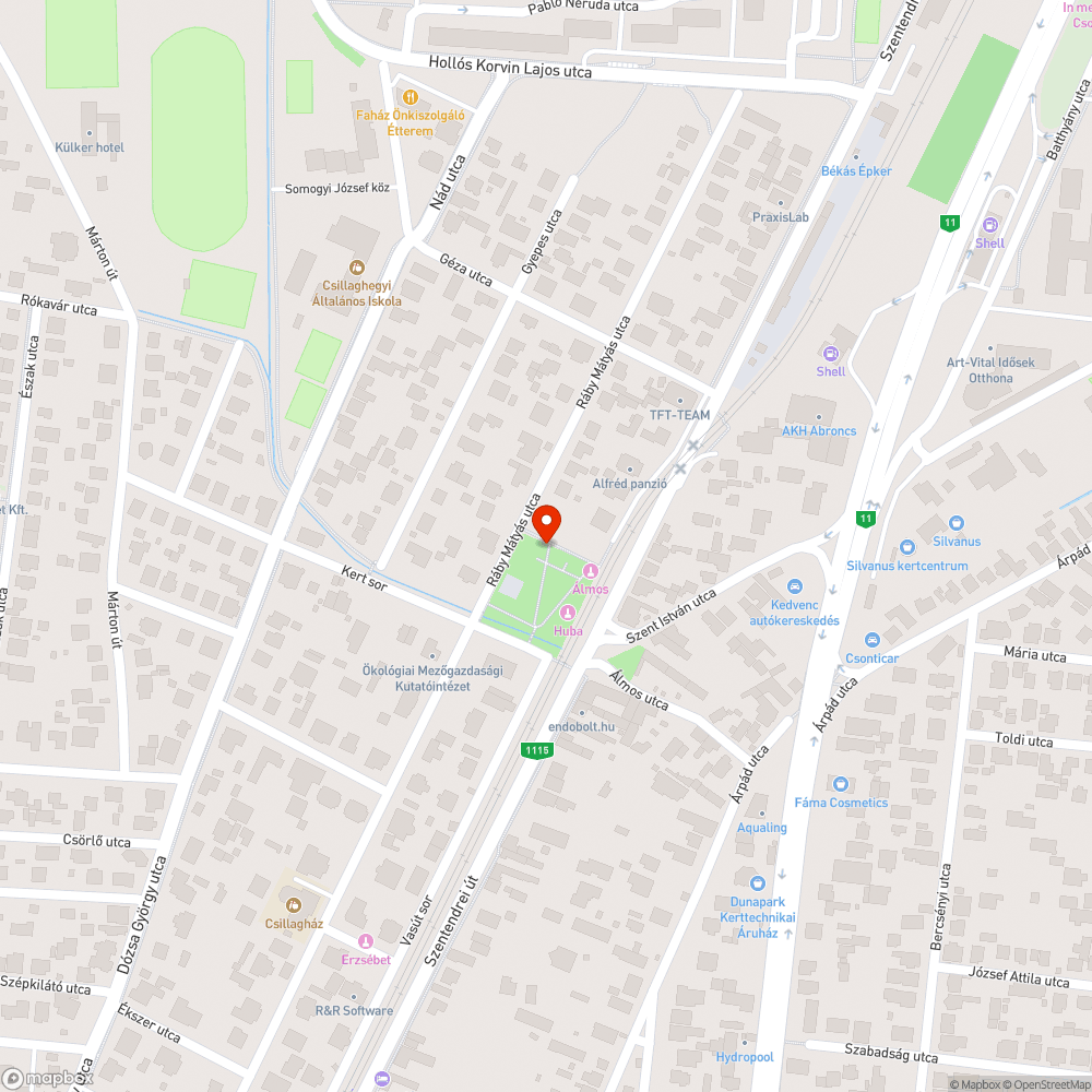 Petőfi téri park locsolás, gazolás, fűnyírás bejelentés helye