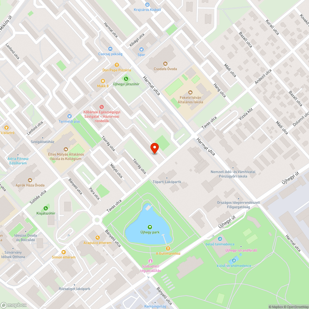 Leszakadt faágak bejelentés helye