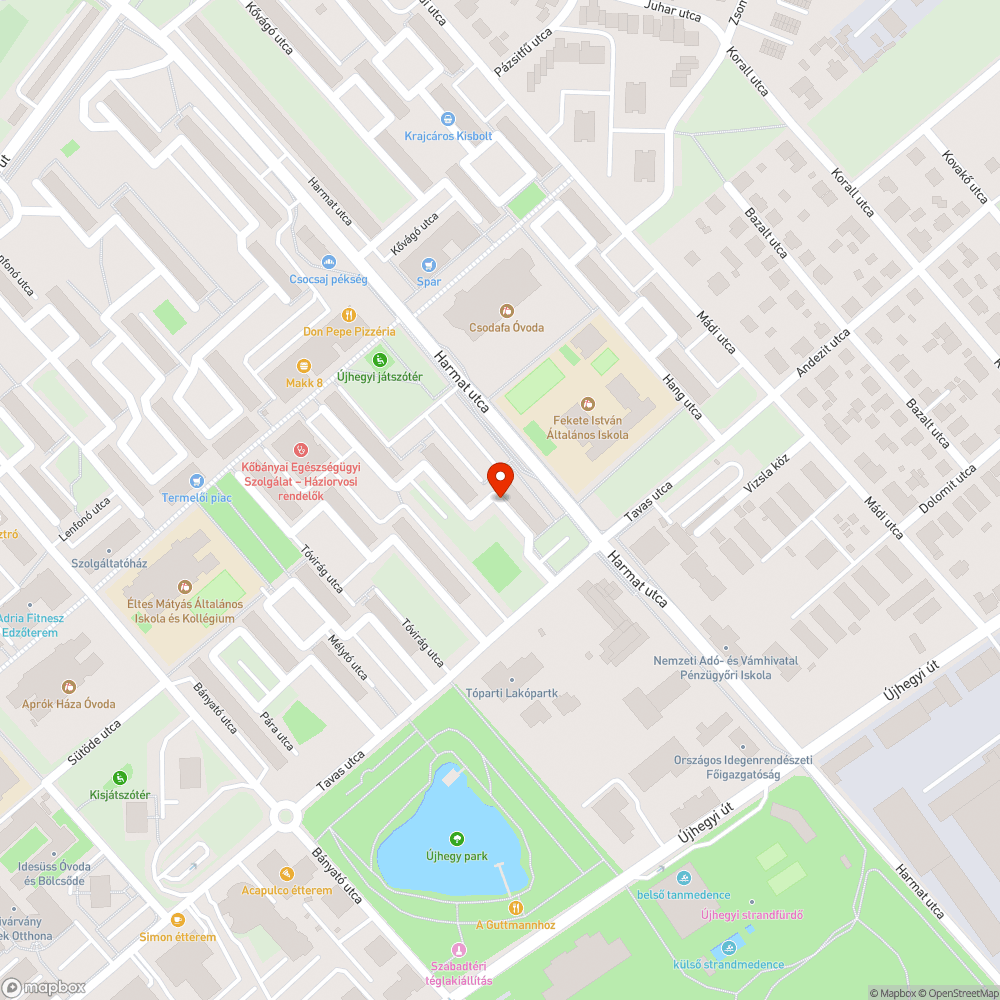 Leesett támfal-kövek bejelentés helye