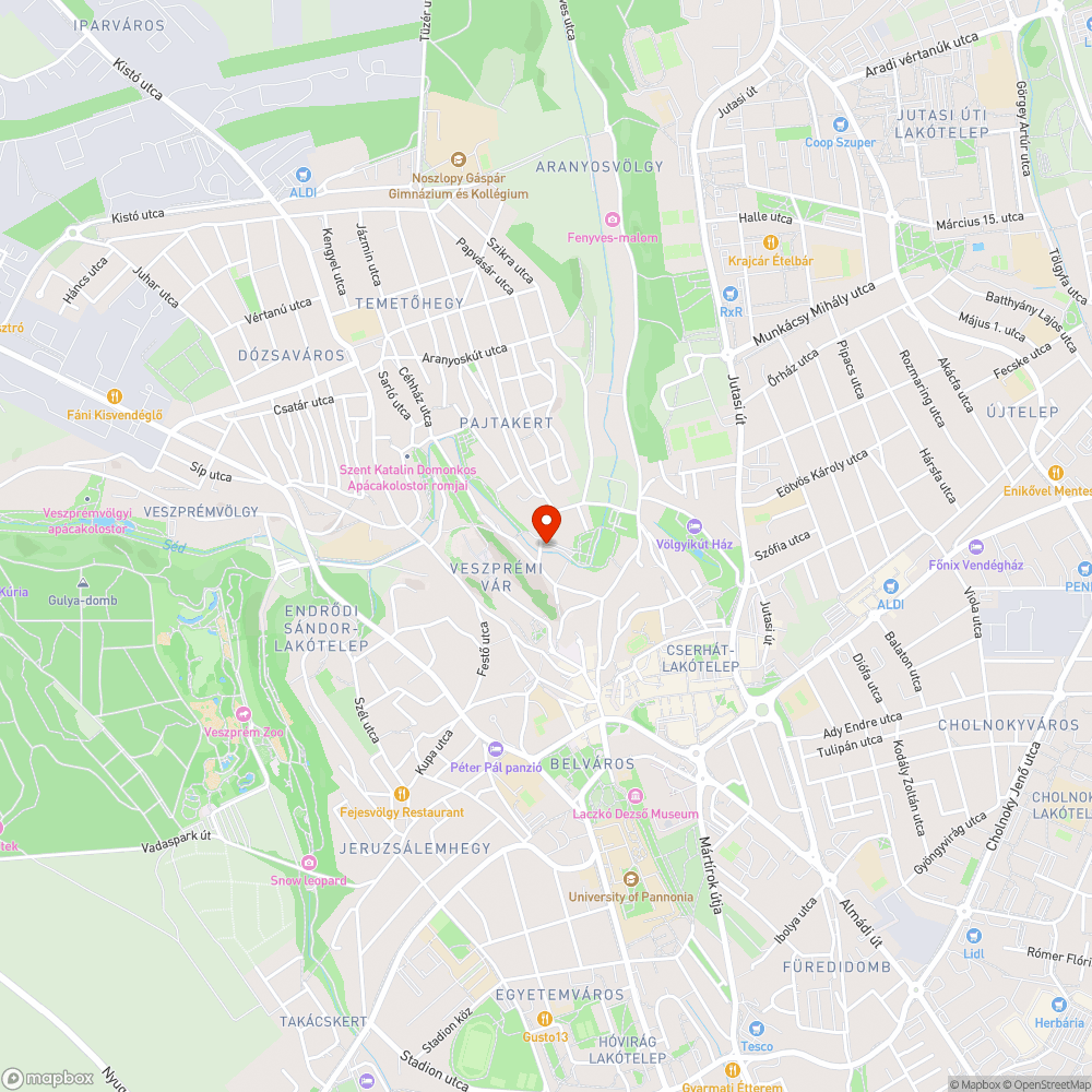 Járhatatlan járda bejelentés helye