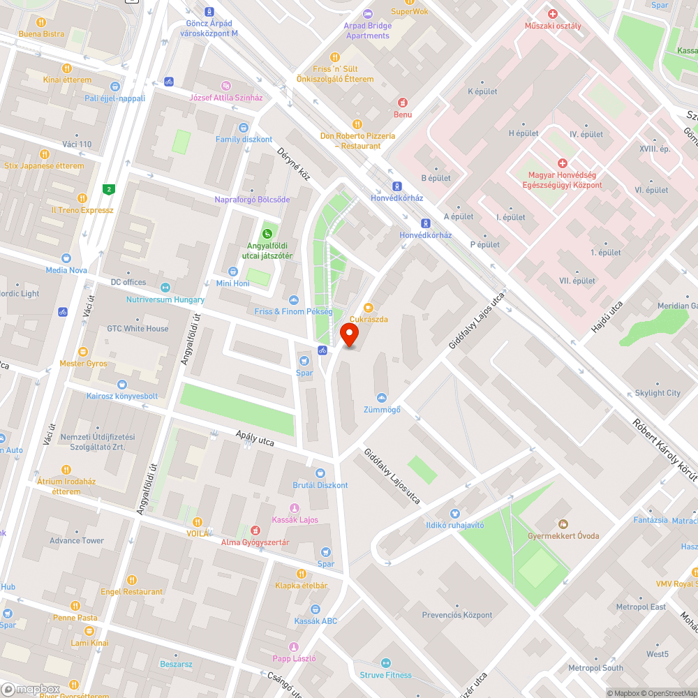 Kijelöletlen kerékpársáv bejelentés helye