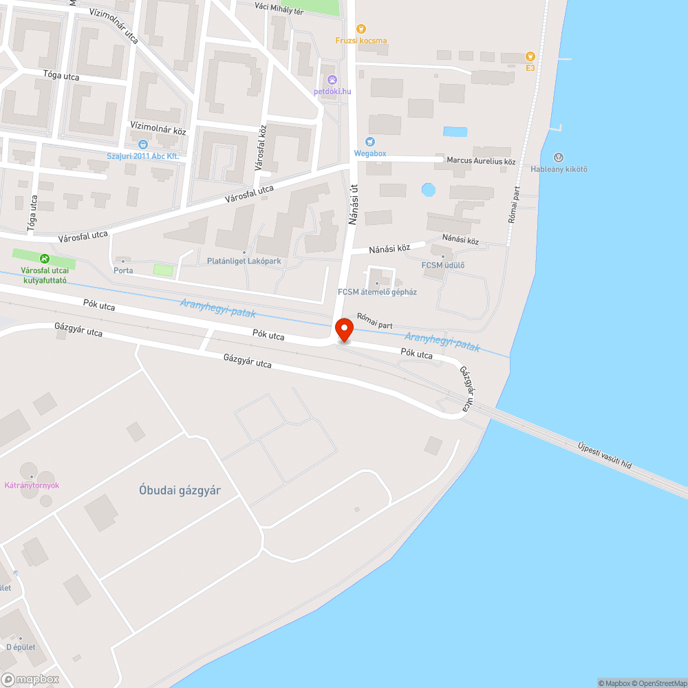 Falfirkák a pilléren bejelentés helye