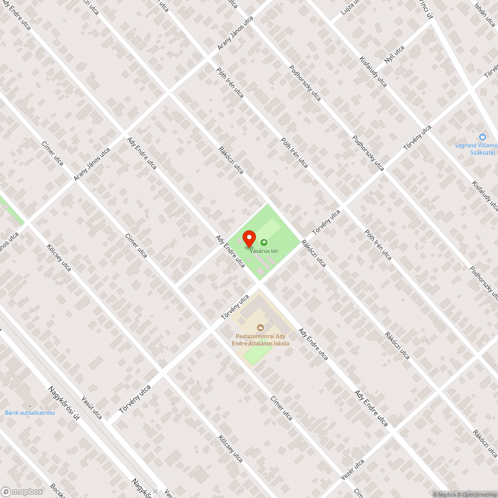 Eltűnt kuka bejelentés helye