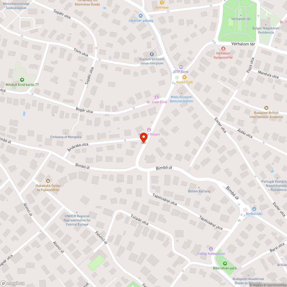 Kipúposodott járdakő bejelentés helye