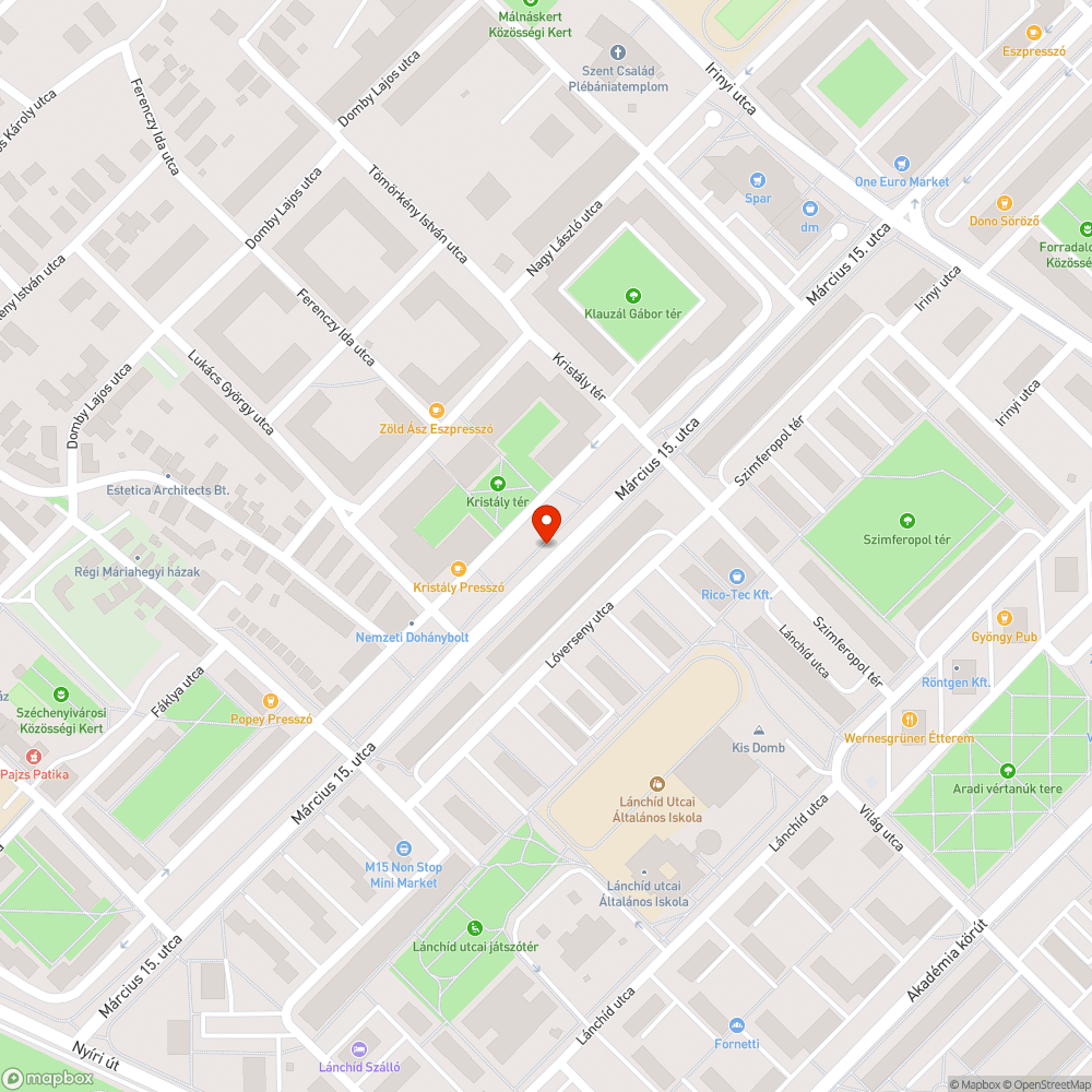 Kidőlt buszváró a Március 15-e utcában bejelentés helye