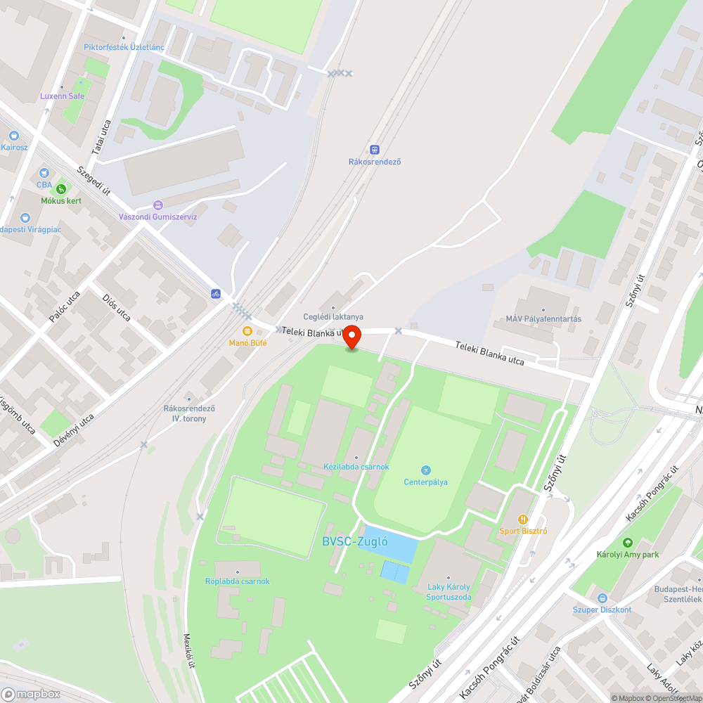 Szemét és faágak bejelentés helye