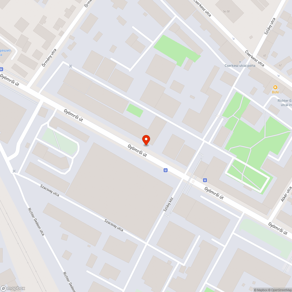 Megdöntött fa-láda bejelentés helye