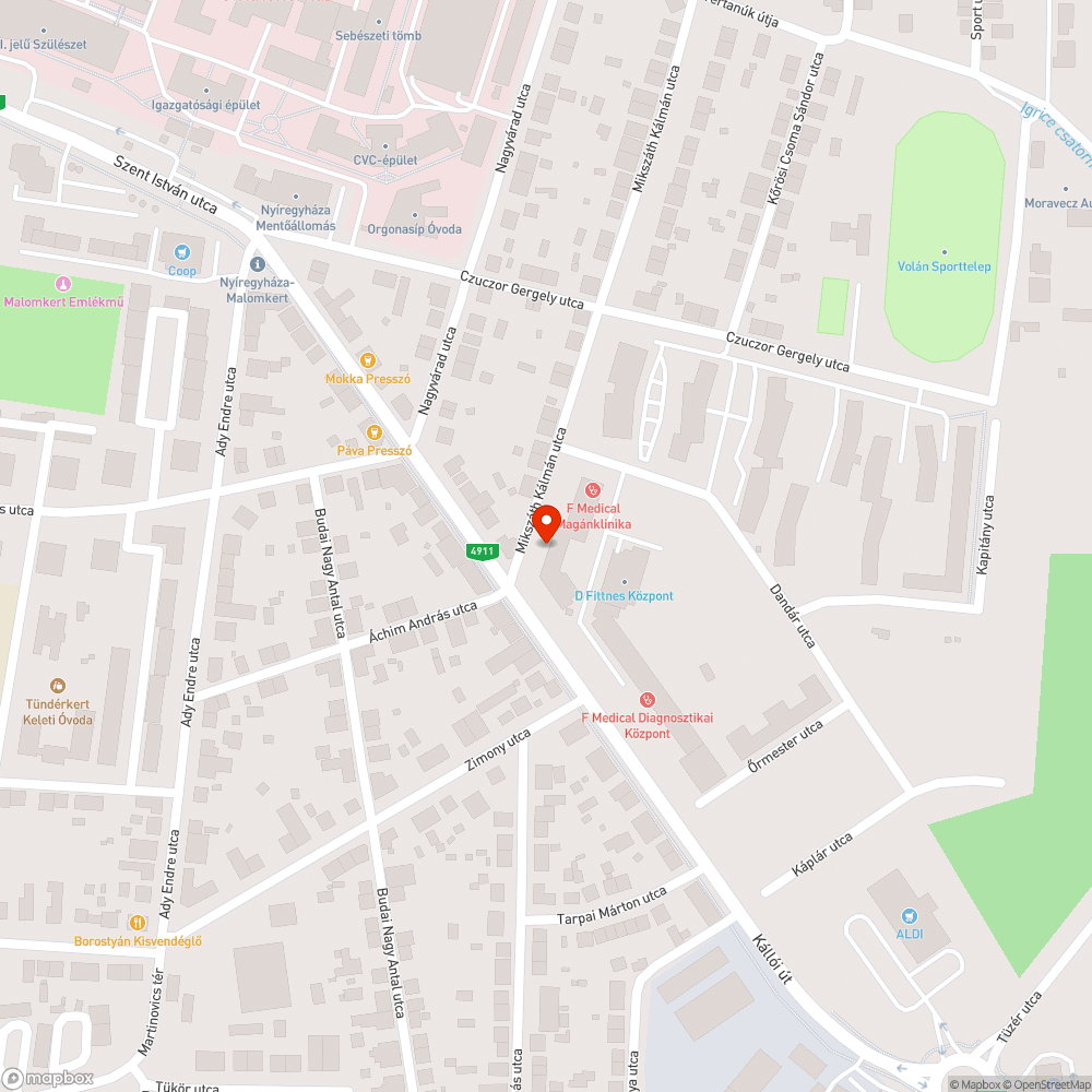 Elhanyagolt terület bejelentés helye