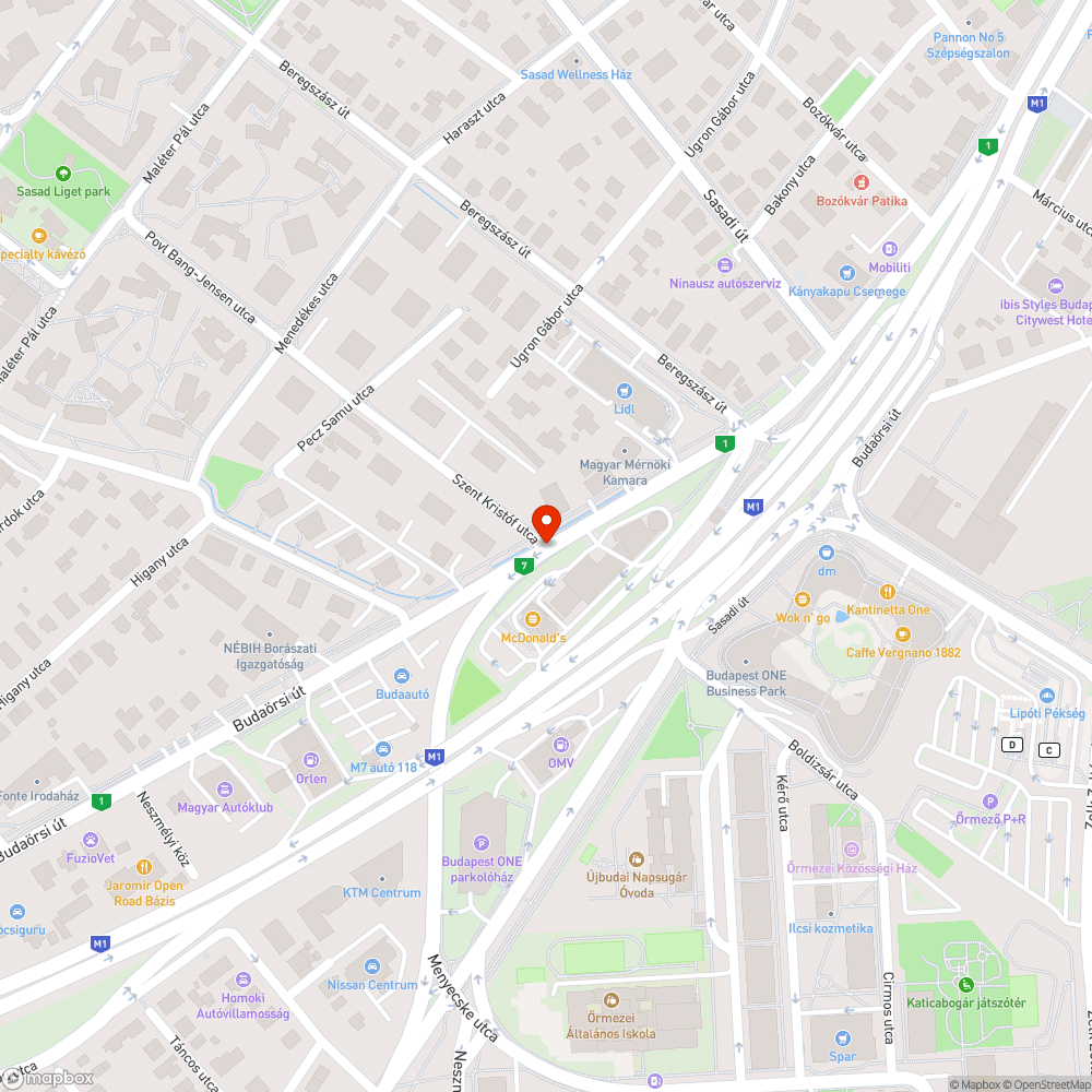 Nem szabályozott útkereszteződés bejelentés helye