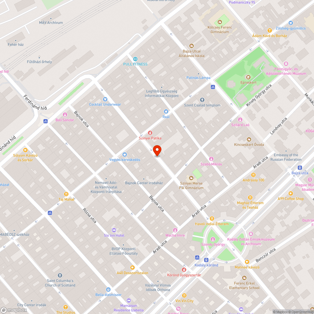 Szinyei Merse u., Budapest VI, kerekparsav festese utfeulujitas utan eltunt bejelentés helye