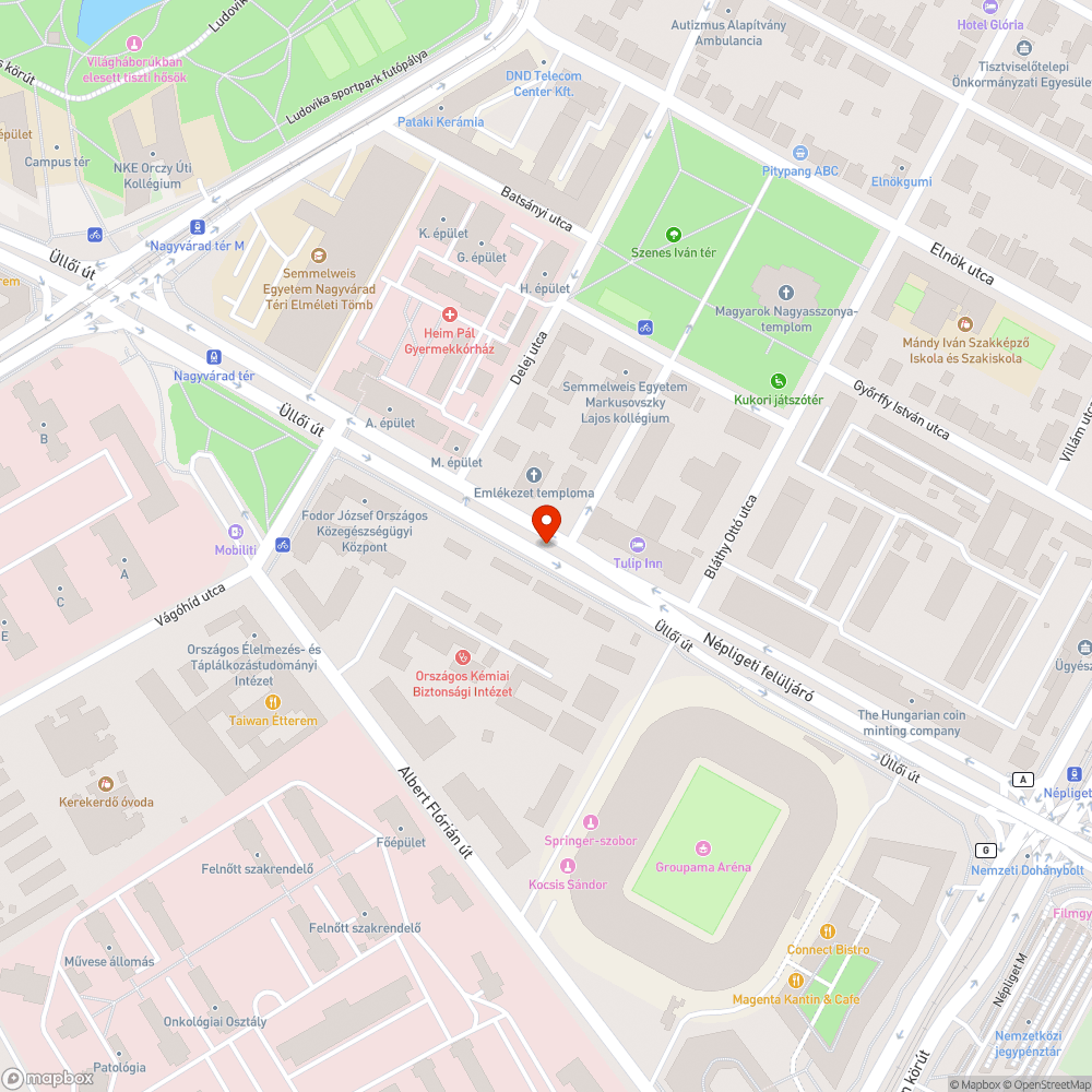 olajfolt a kerékpárúton bejelentés helye