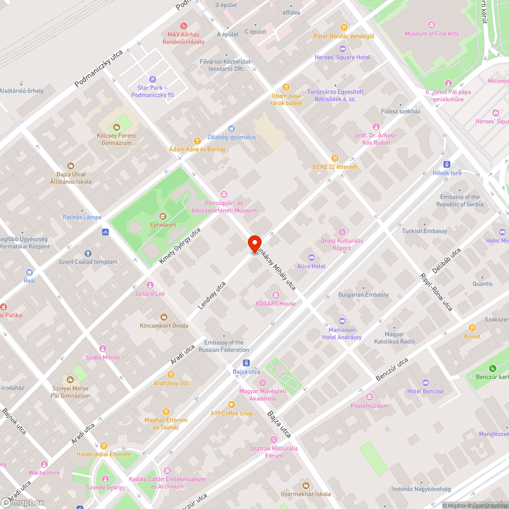 Kresztáblára belógó ág bejelentés helye