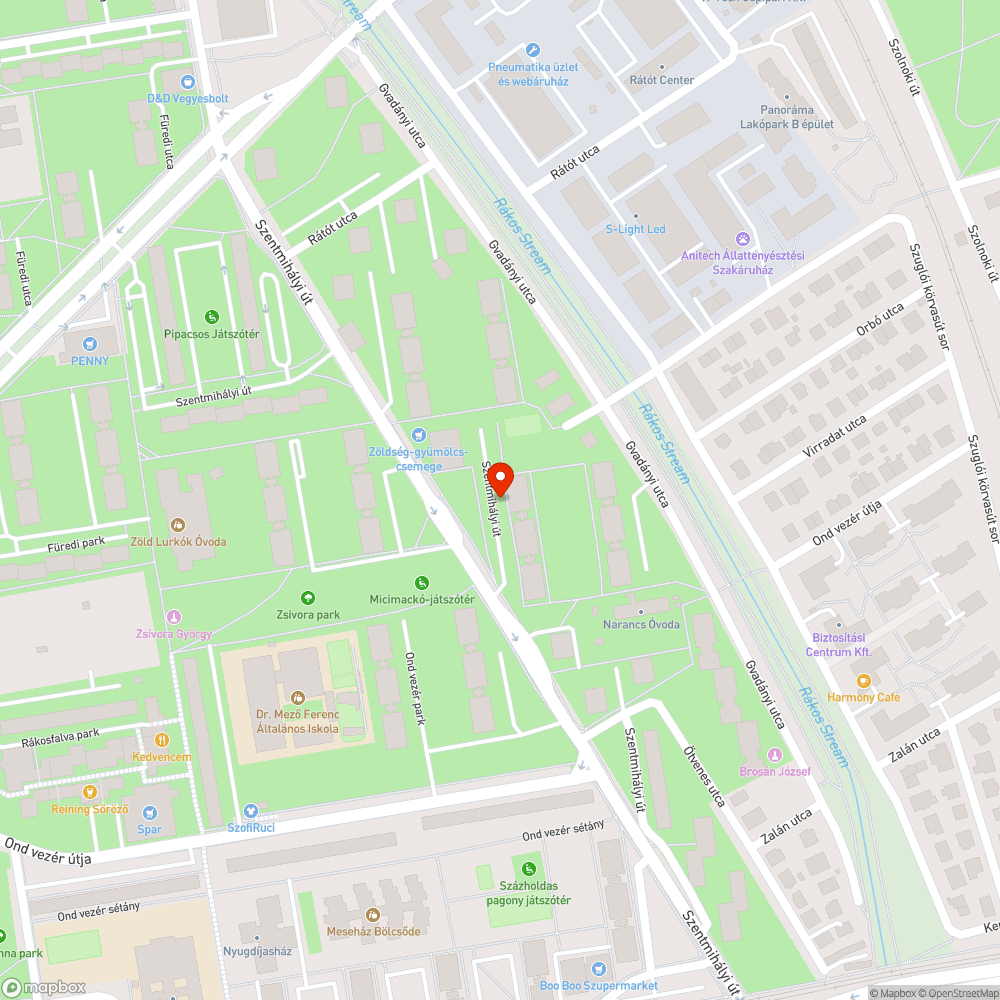 Hinta bejelentés helye