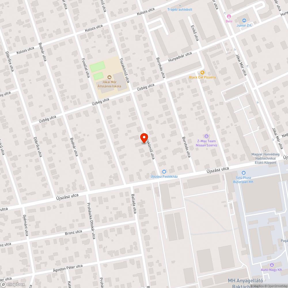 Jàrda bejelentés helye