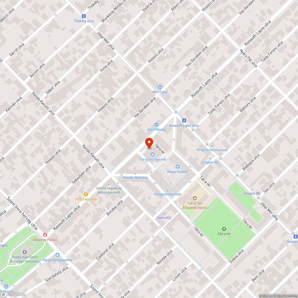 Megálló óra bejelentés helye