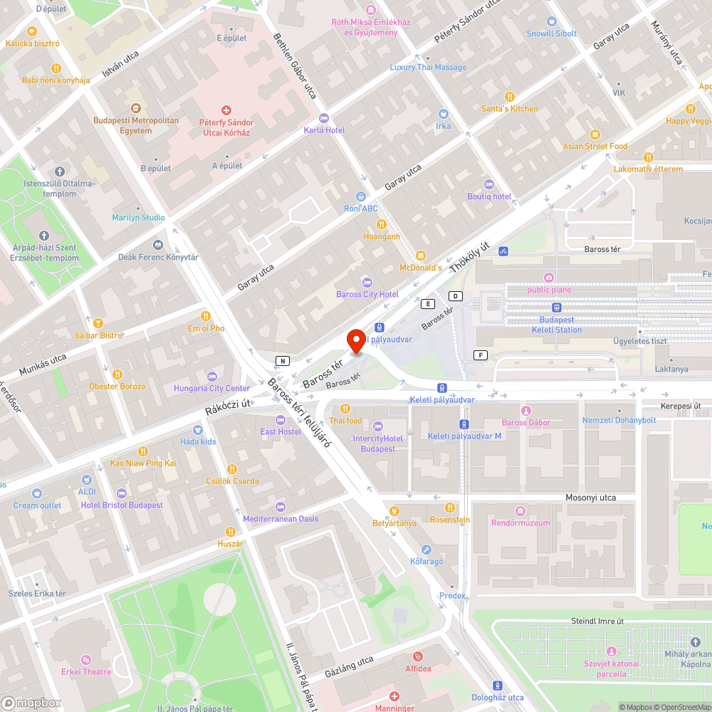 Helytelen és kisméretű szemetes bejelentés helye