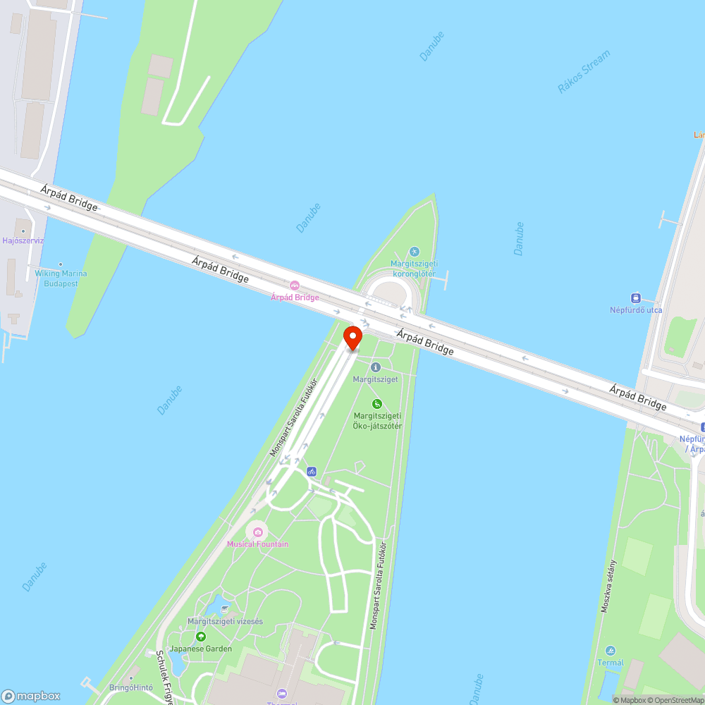 margitszigeti ivókút bejelentés helye