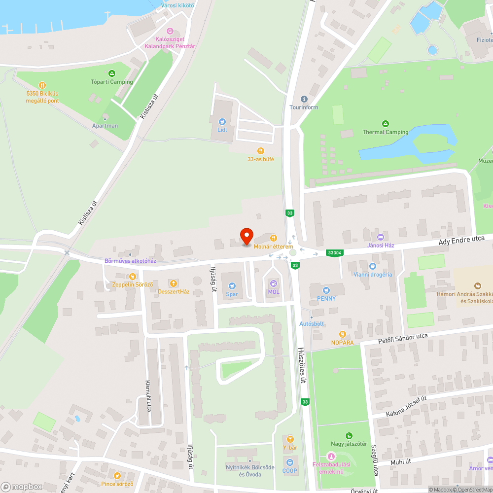 kiégett köztéri lámpa bejelentés helye