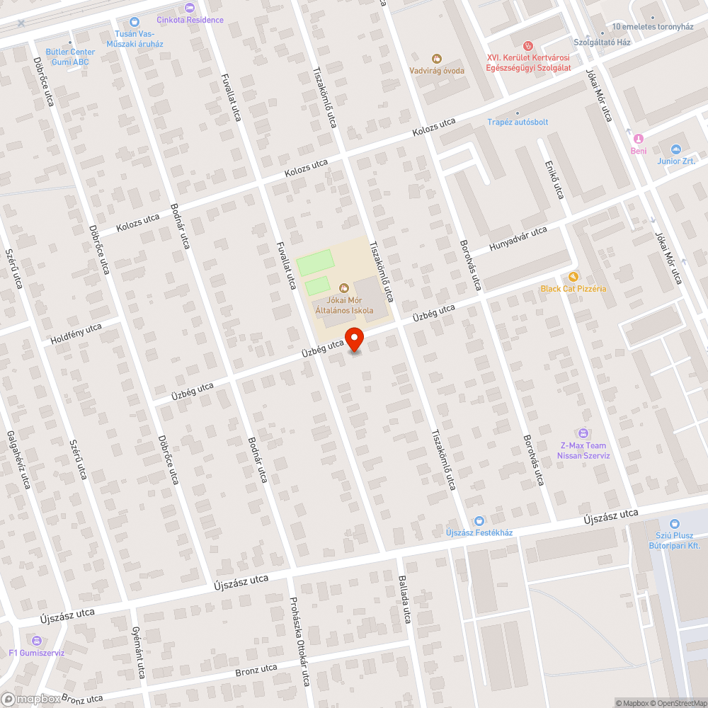 Bokor bejelentés helye