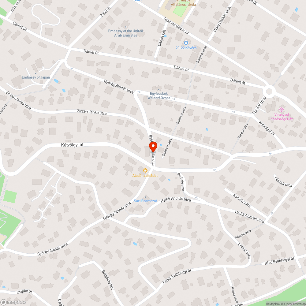 Ültetés utáni kiszaradt fa bejelentés helye