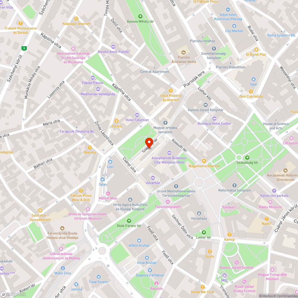 Balesetveszélyes, kiemelkedett folyóka és térkövek a Széchenyi téren bejelentés helye