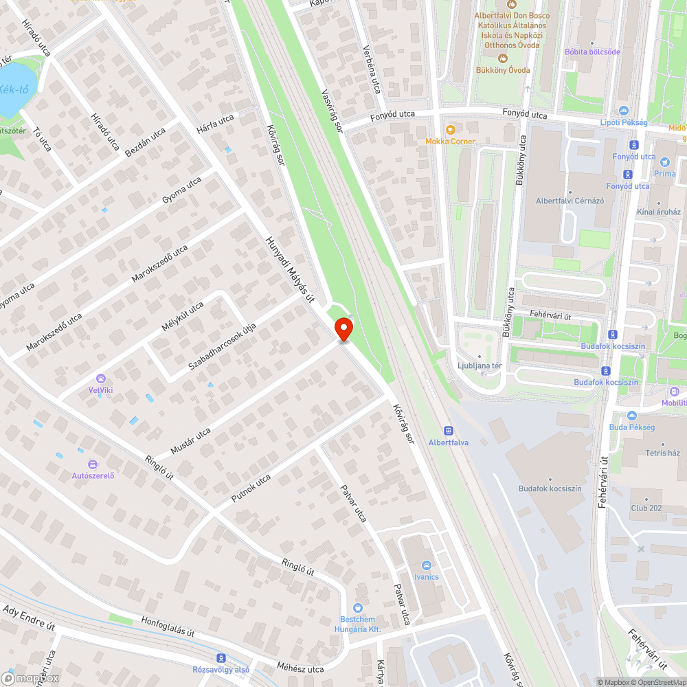 táblaerdő bejelentés helye