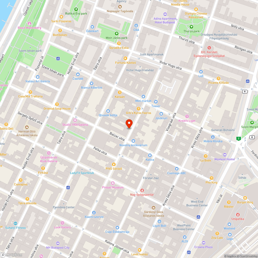 Méretes lyukak Újlipótváros utcáin bejelentés helye