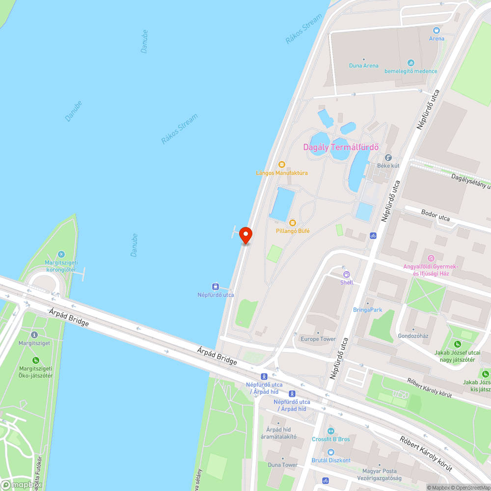 Ráépítették a kikötőket a kerékpárútra bejelentés helye