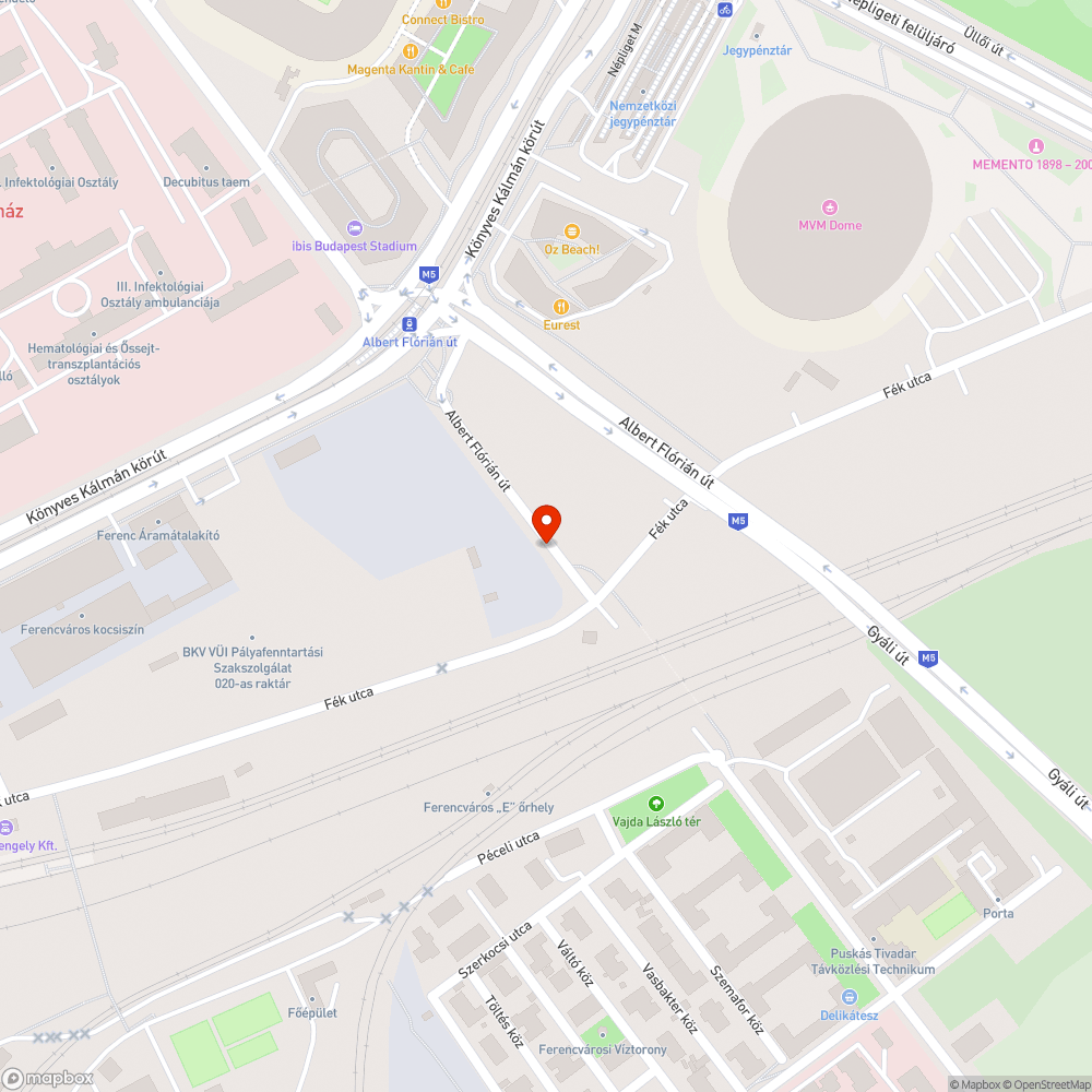 Gyűlik a szemét az Albert Flórián úti aluljáró körül bejelentés helye