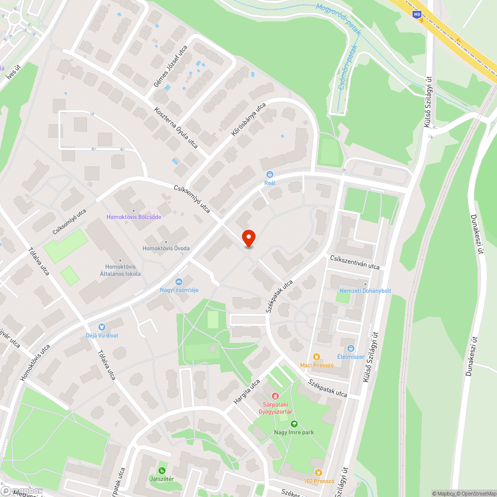 Térkövezett felület egyenetlenség bejelentés helye