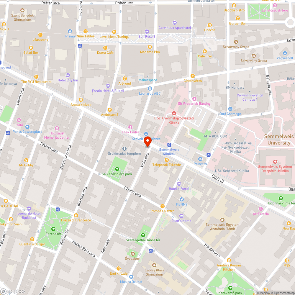 Beszakadt járda bejelentés helye