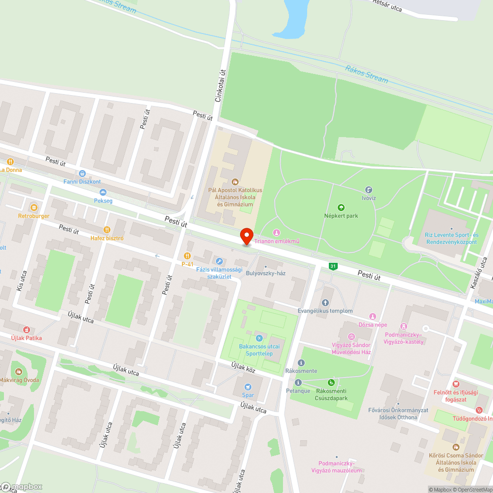 Ismételt bejelentés: graffiti és szemét bejelentés helye