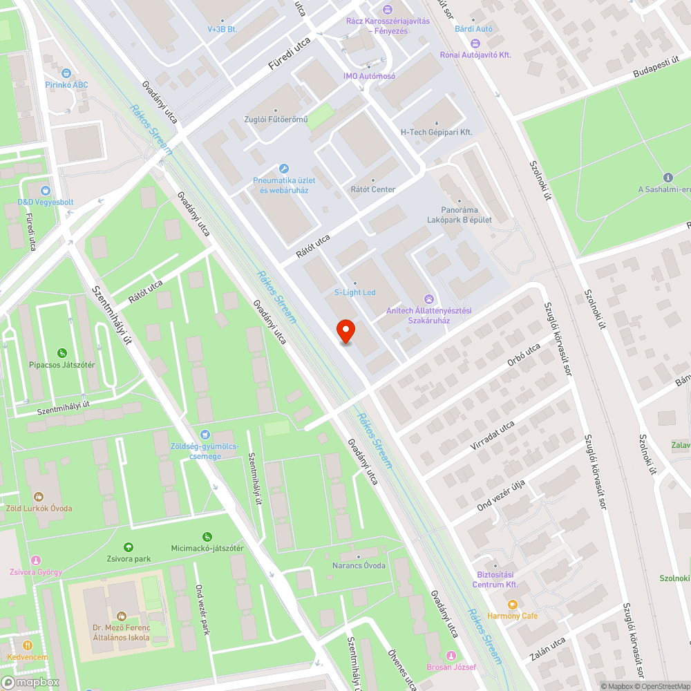 Elhagyott, rohadó kisteherautó bejelentés helye