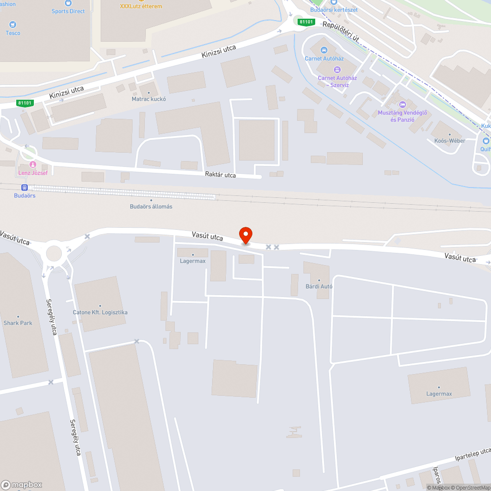 Nagy kátyú az úton bejelentés helye