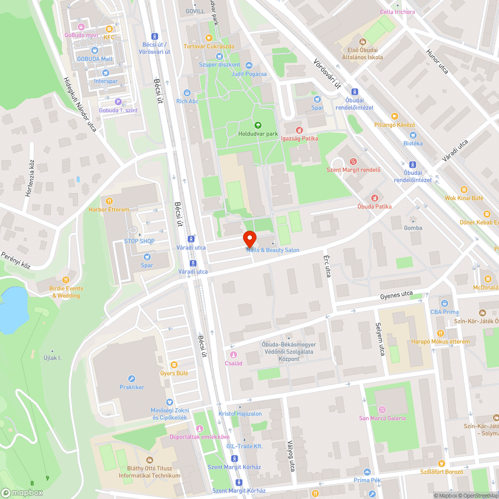 Hiányzó felfestés parkolóban bejelentés helye