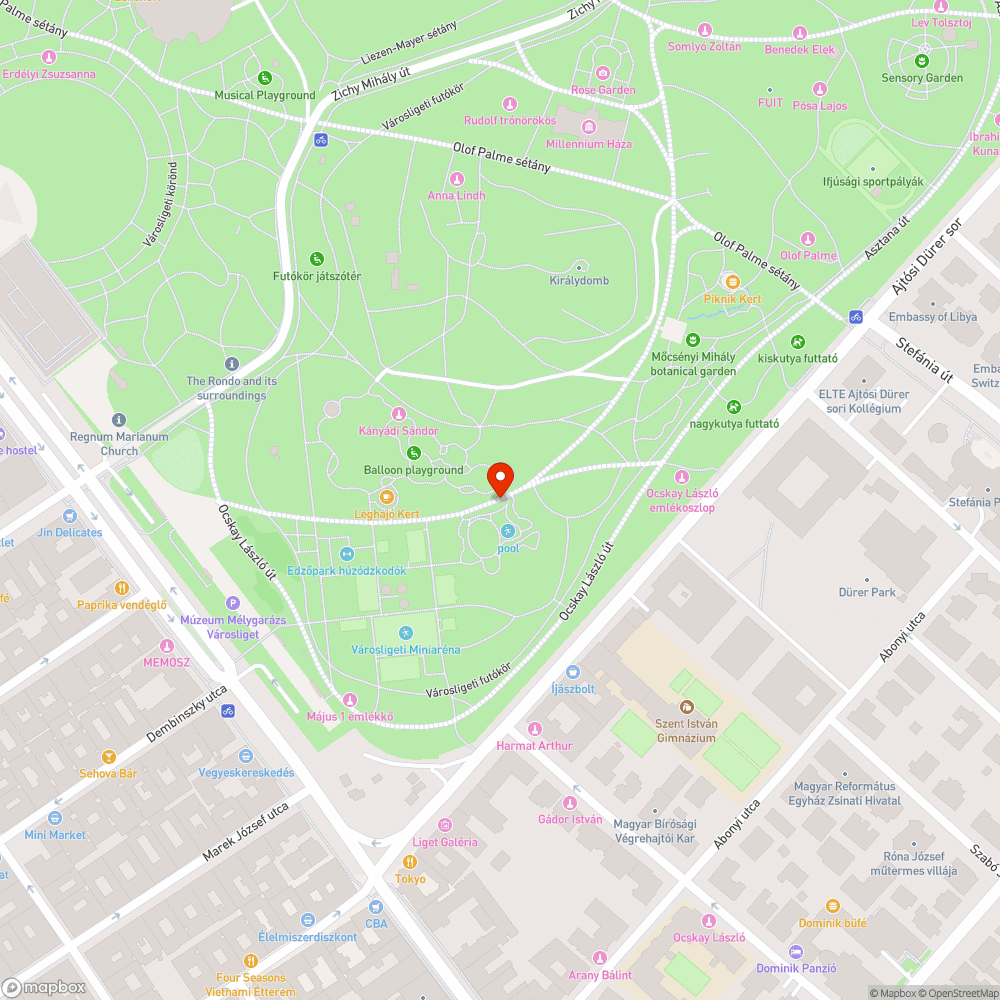 Leszakadt hinta bejelentés helye