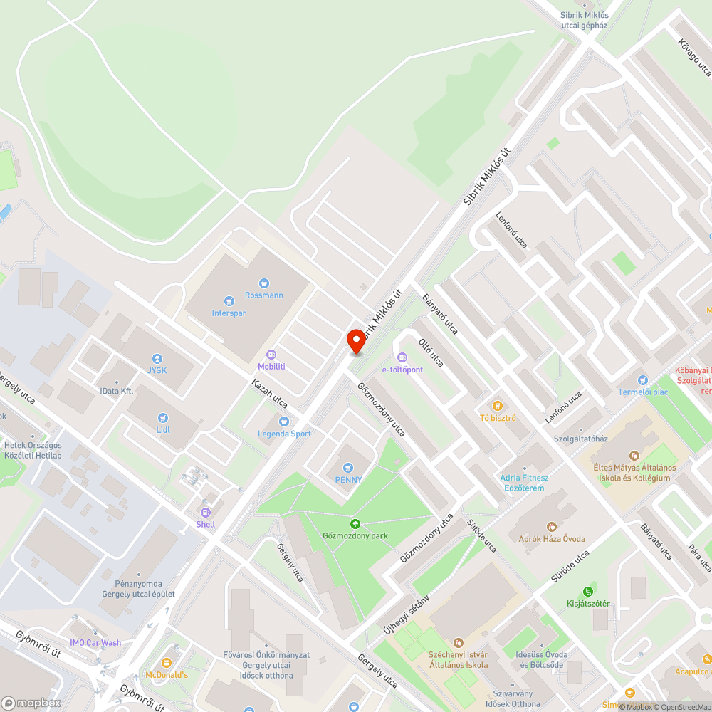 Megbillent fedlap kerékpárúton bejelentés helye